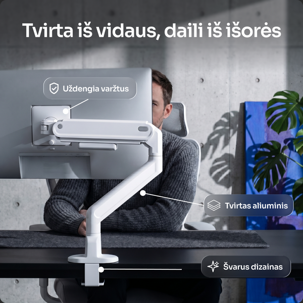 Monitoriaus laikiklis OmniARM PRO