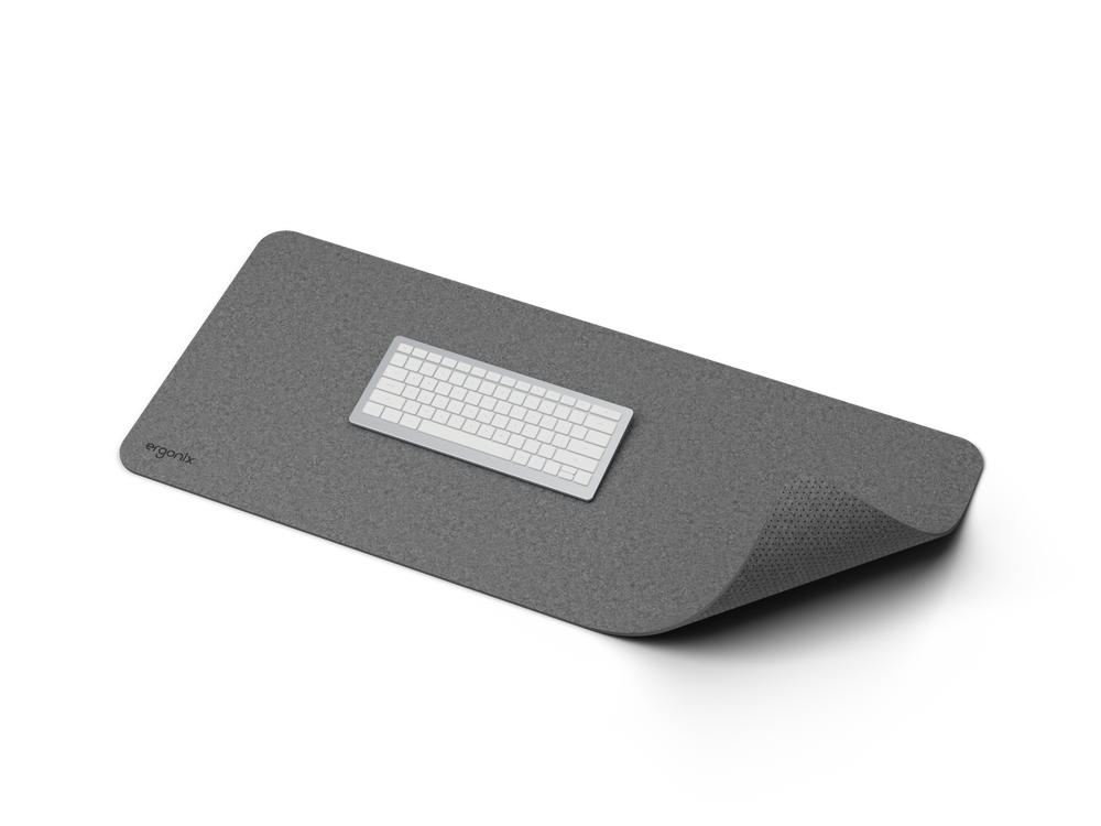 Stalo kilimėlis ERGONIX OmniMat, 90 × 40 cm, tamsiai pilkas