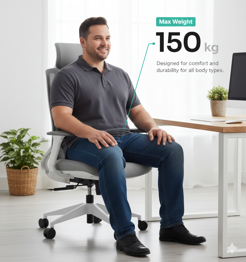 OmniSit Pro 150 kg testas