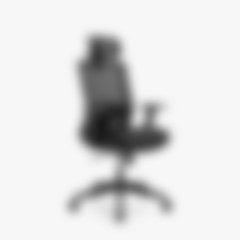 Kita ergonominė kėdė (užblurinta)